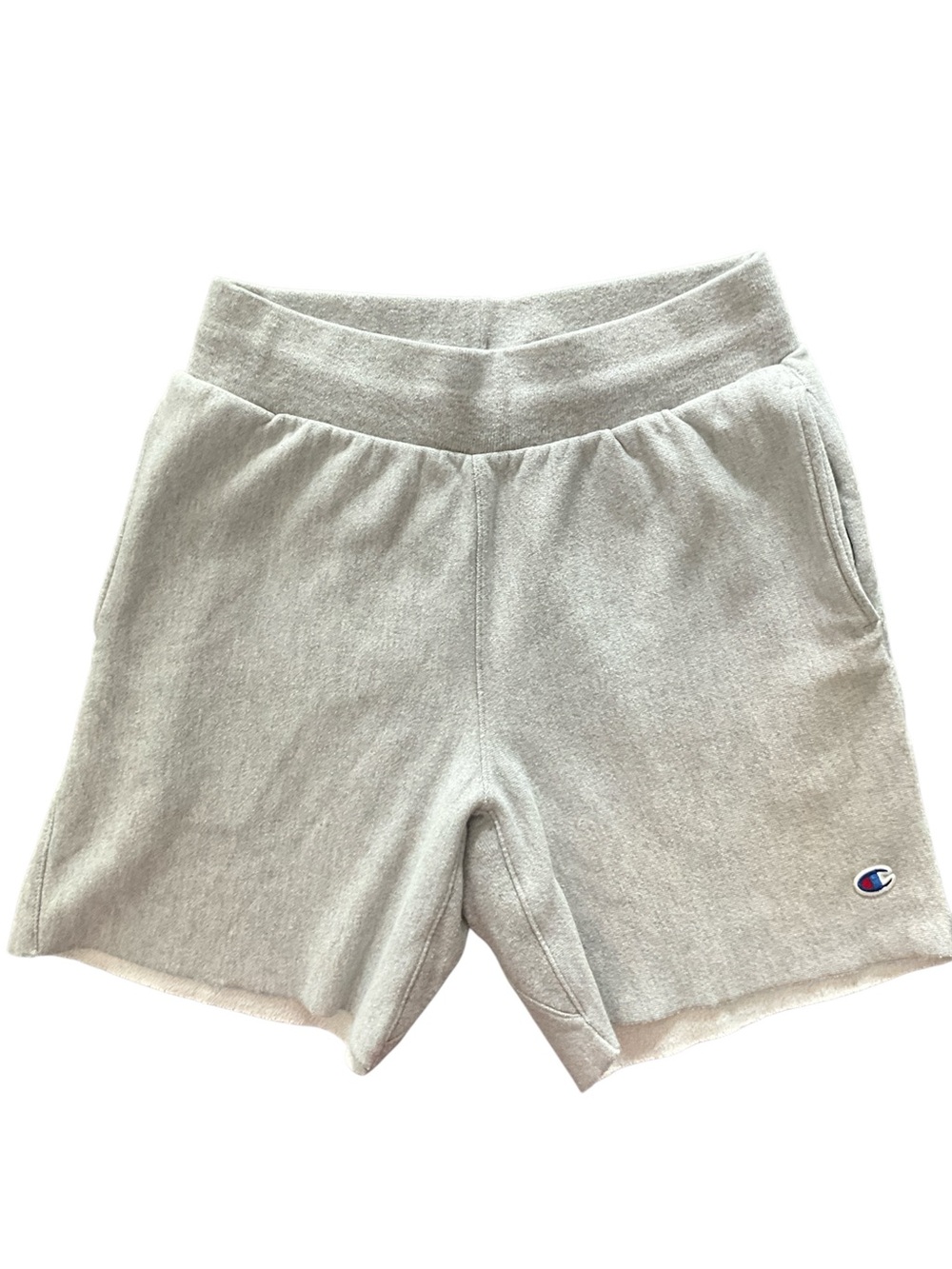 Champion Light Gray Terry Athletic Shorts